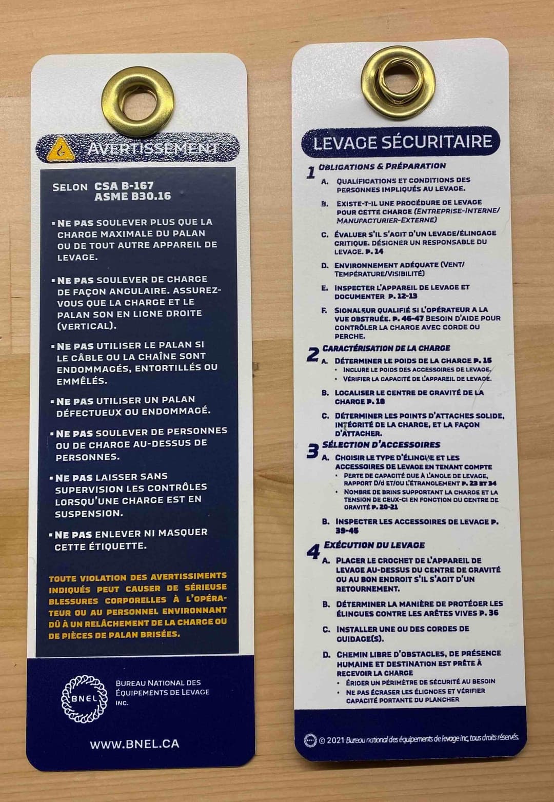 Étiquette de sécurité plastique