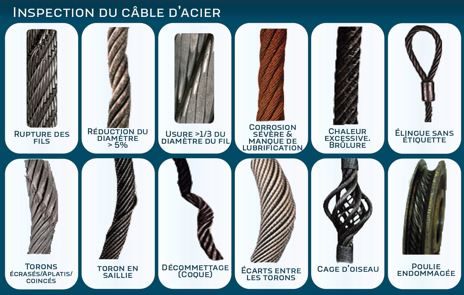 Câble d'acier